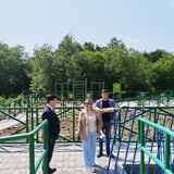 Визуальный осмотр детской площадки по адресу ул. Флотская 12-14