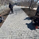 Осмотр выполненных работ по благоустройству общественных территорий